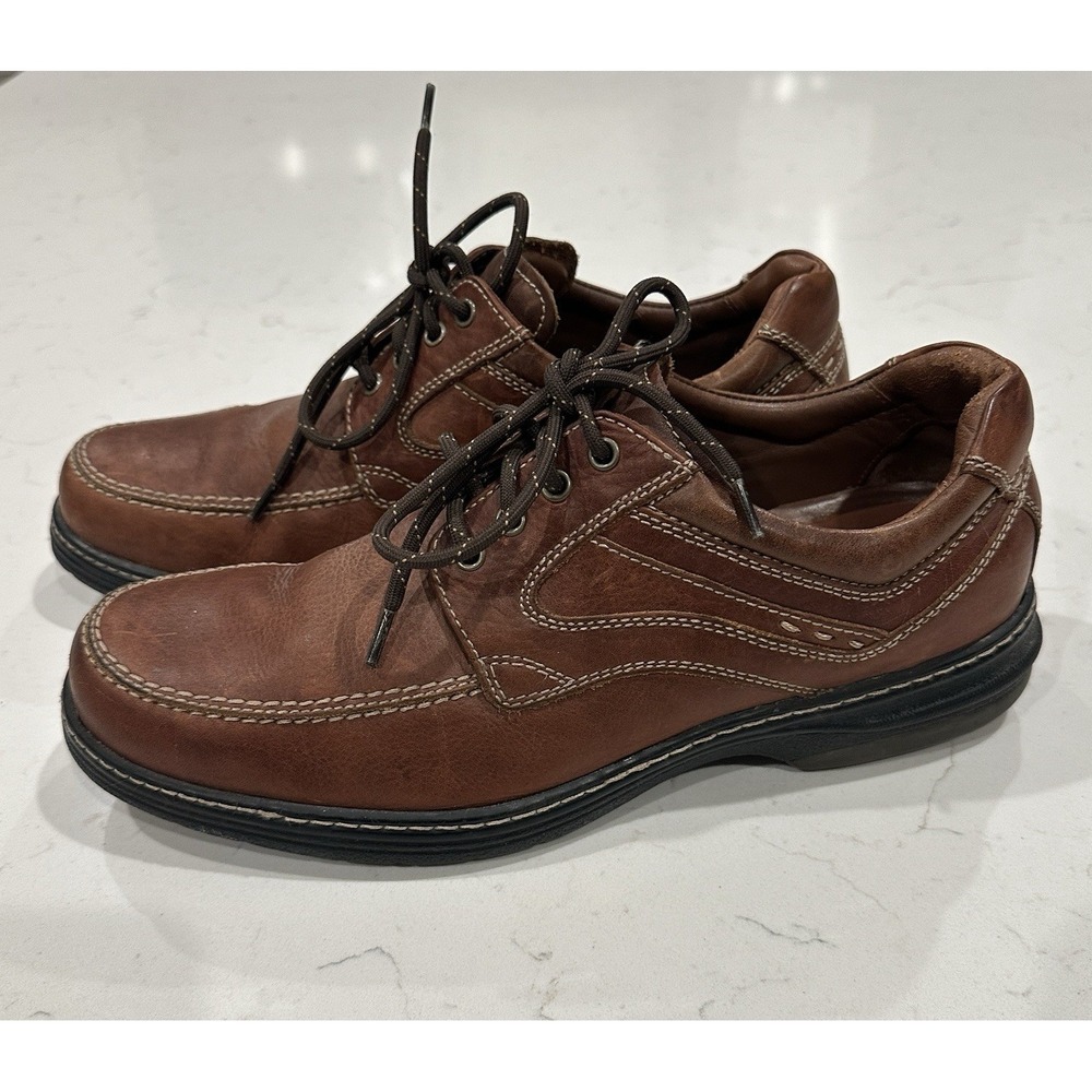 Johnston & Murphy XC4 Waterproof Brown Leather Oxford Shoes 10.5M 25-1074